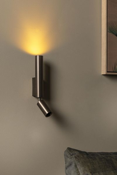 Lucide OTIMO - Wall spotlight / Wall light - 2xGU10 - Coffee